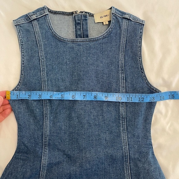 DL1961 Girls betty Blue Denim jean Dress small - Picture 8 of 8